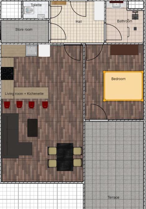 Auriapartments Karlin 2Kk S Terasou A Parkovanim Prag Eksteriør billede
